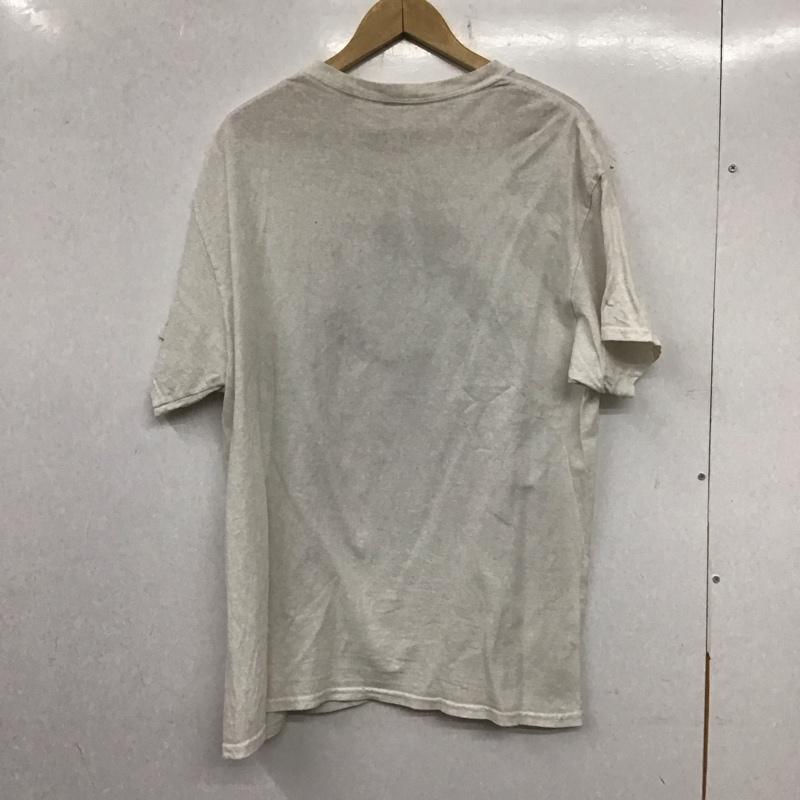 古着 USED Tシャツ 半袖 半袖カットソー プリントTシャツ クルーネックカットソー 古着 L プリント 白 / ホワイト /  メンズ USED 古着 中古 10138625