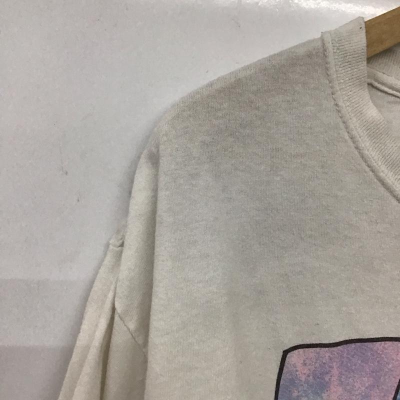古着 USED Tシャツ 半袖 半袖カットソー プリントTシャツ クルーネックカットソー 古着 L プリント 白 / ホワイト /  メンズ USED 古着 中古 10138625