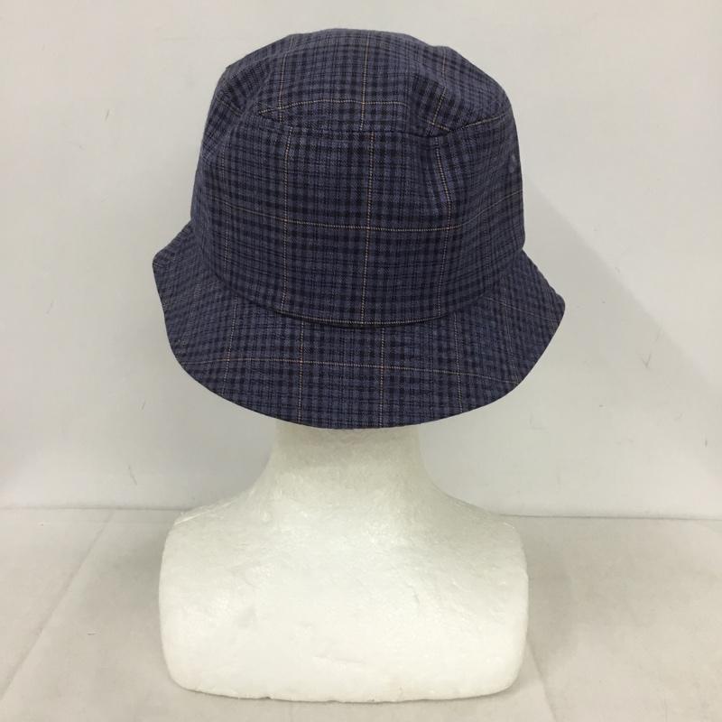 ステューシー STUSSY 帽子 ハット バケットハット バケハ チェック ロゴ、文字 マルチカラー / マルチカラー /  メンズ USED 古着 中古 10138634
