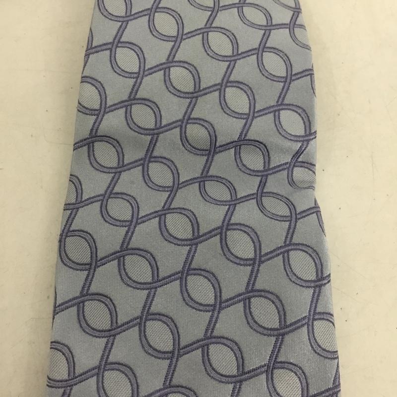グッチ GUCCI ネクタイ ネクタイ シルク 総柄 水色 / ライトブルー /  メンズ USED 古着 中古 10138635