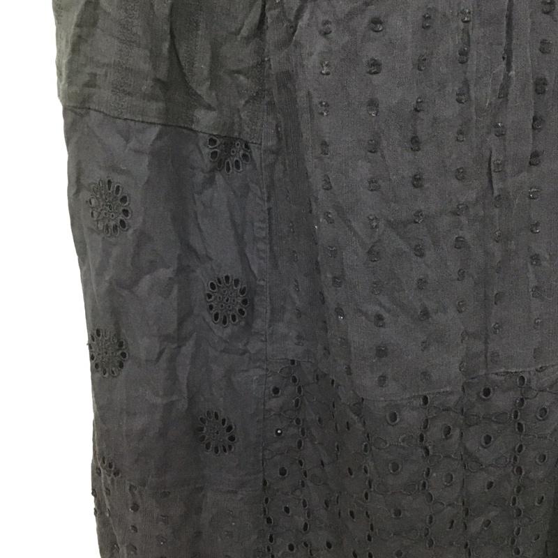 ザラ ZARA ワンピース ロングスカート 6895 245 400 キャミワンピース エンブロイダリーワンピース M 刺繍 紺 / ネイビー /  レディース USED 古着 中古 10138645