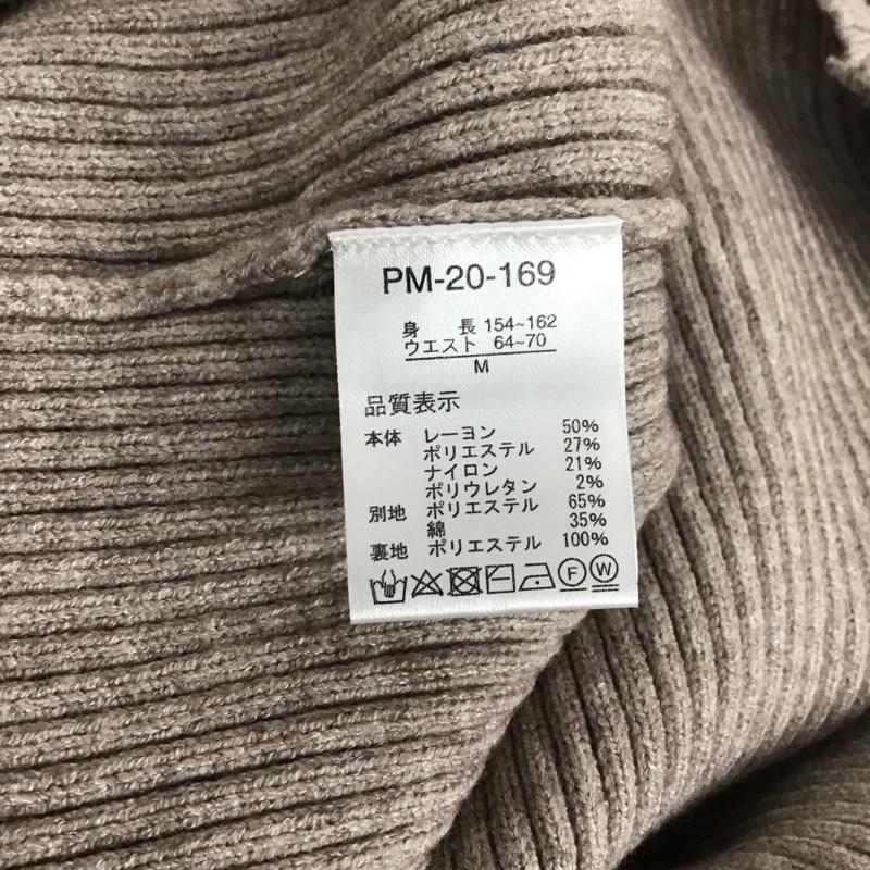 アルシーヴ archives ワンピース ロングスカート PM-20-169 バルーン袖ニットワンピース M 無地 紫 / パープル /  レディース USED 古着 中古 10138653