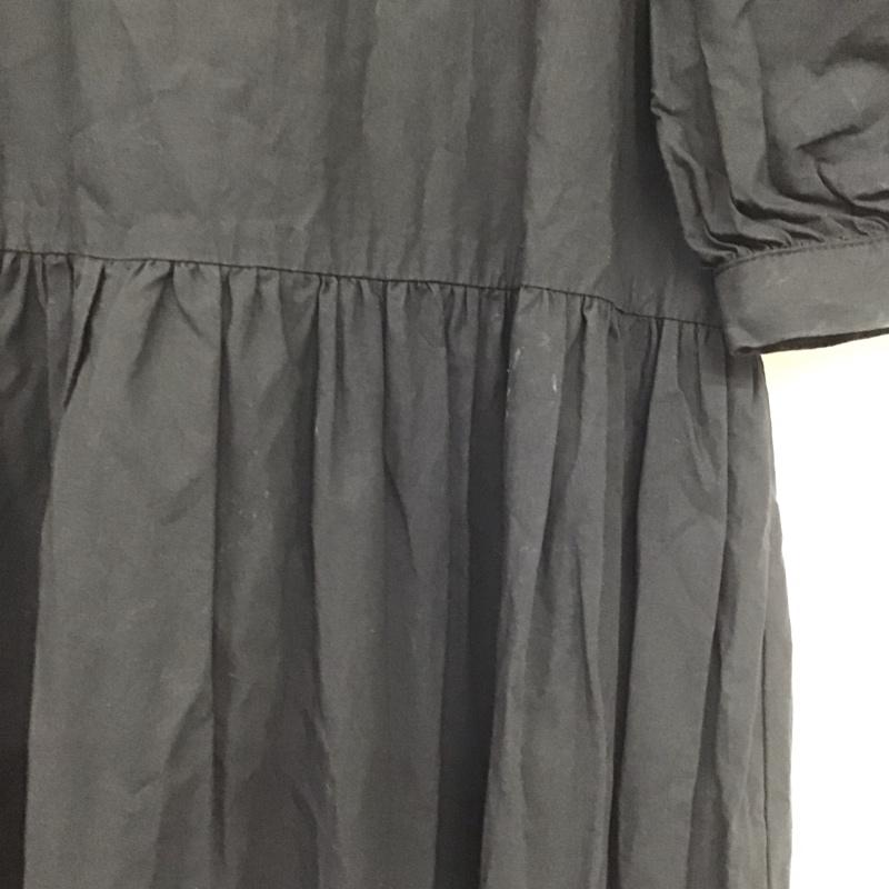 ザラ ZARA ワンピース ロングスカート 4786 321 800 パフスリーブ XS 無地 黒 / ブラック /  レディース USED 古着 中古 10138662