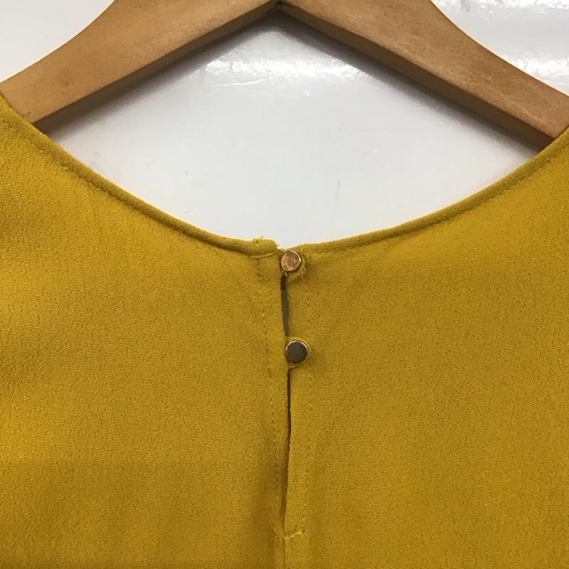 ザラ ZARA ワンピース ロングスカート M 無地 マスタード / マスタード /  レディース USED 古着 中古 10138666
