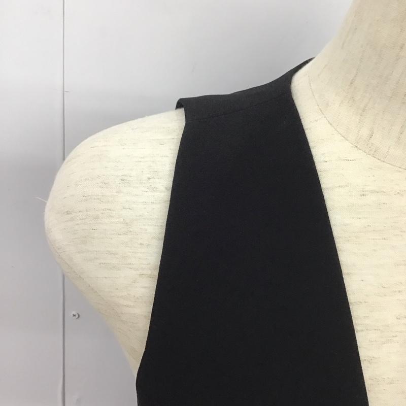 ザラ ZARA サロペット・オーバーオール サロペット、オーバーオール オールインワン ノースリーブ XS 無地 黒 / ブラック /  レディース USED 古着 中古 10138679