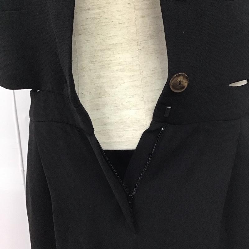 ザラ ZARA サロペット・オーバーオール サロペット、オーバーオール オールインワン ノースリーブ XS 無地 黒 / ブラック /  レディース USED 古着 中古 10138679