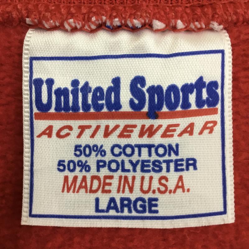 ユーズドクロージング used clothes トレーナー 長袖 L  赤 / レッド /  メンズ USED 古着 中古 10138694