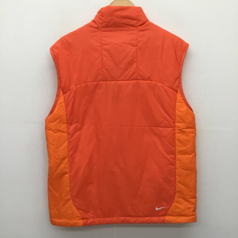 ナイキ エィシージー NIKE ACG ジャケット、上着 ダウンベスト DQ5778-891　ナイロンベスト M ロゴ、文字 橙 / オレンジ /  メンズ USED 古着 中古 10138697
