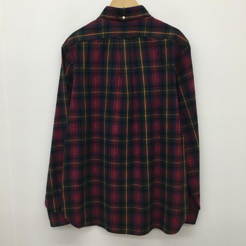 ポロラルフローレン POLO RALPH LAUREN シャツ、ブラウス 長袖 MNPOWOV16823174 L チェック 赤 / レッド / X 紺 / ネイビー /  メンズ USED 古着 中古 10138698
