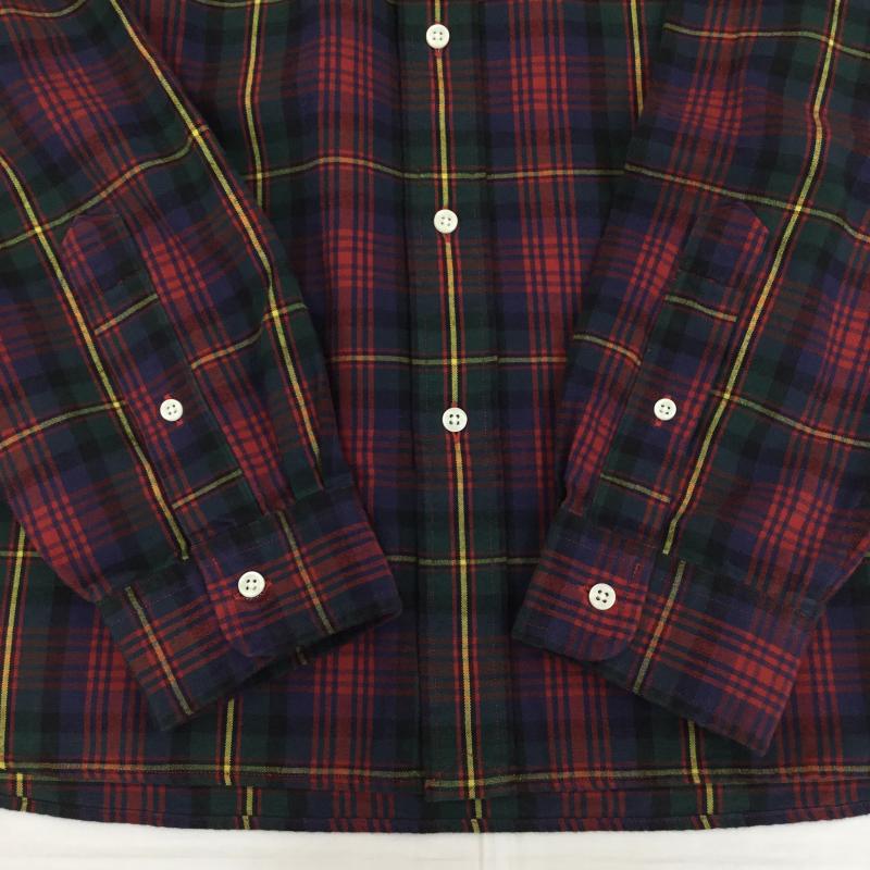 ポロラルフローレン POLO RALPH LAUREN シャツ、ブラウス 長袖 MNPOWOV16823174 L チェック 赤 / レッド / X 紺 / ネイビー /  メンズ USED 古着 中古 10138698