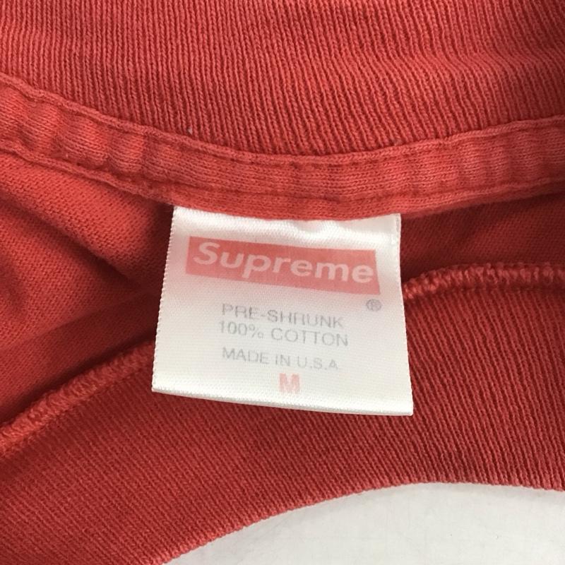 シュプリーム Supreme Tシャツ 半袖 99SS ステンシルロゴTシャツ 半袖カットソー プリントTシャツ M ロゴ、文字 赤 / レッド /  メンズ USED 古着 中古 10138711
