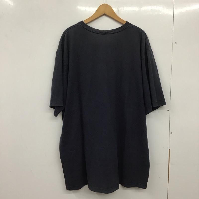 カーハート Carhartt Tシャツ 半袖 半袖カットソー プリントTシャツ クルーネックカットソー XL ロゴ、文字 紺 / ネイビー /  メンズ USED 古着 中古 10138716