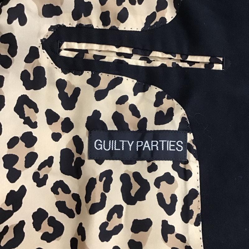 ギルティーパーティーズ GUILTYPARTIES セットアップ セットアップ セットアップ 長袖ジャケット スラックスパンツ 2点セット L 無地 黒 / ブラック /  メンズ USED 古着 中古 10138717