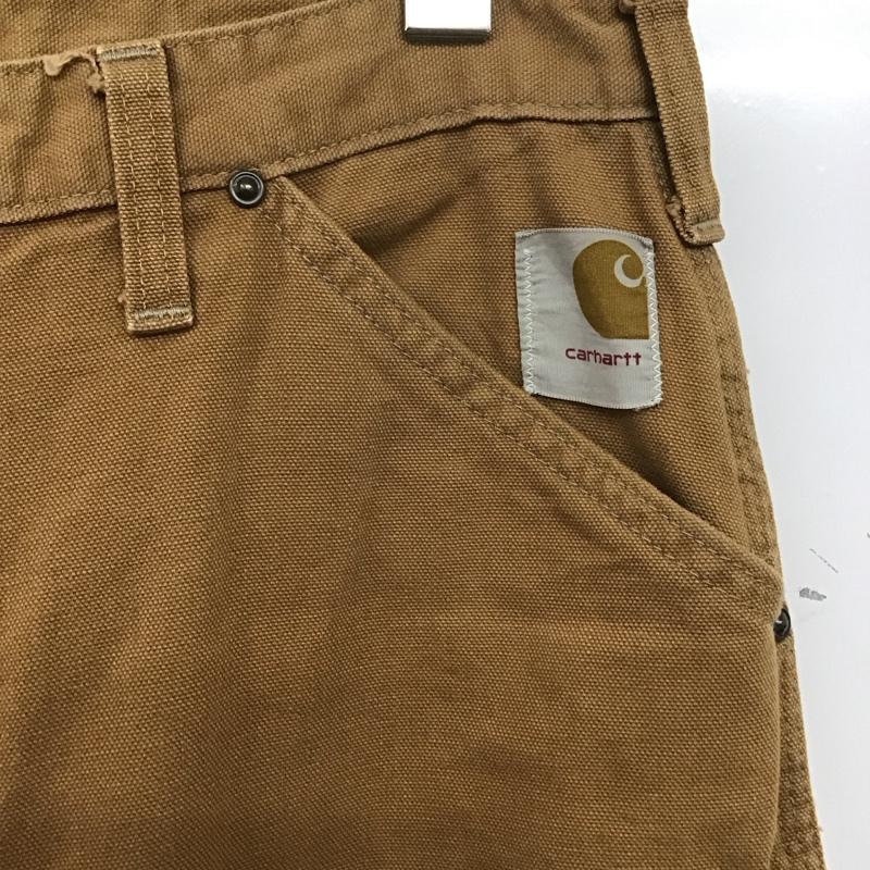 カーハート Carhartt パンツ ワークパンツ、ペインターパンツ ワークパンツ ワイドパンツ 70s ダブルニーハンティング 32インチ 無地 ベージュ / ベージュ /  メンズ USED 古着 中古 10138721