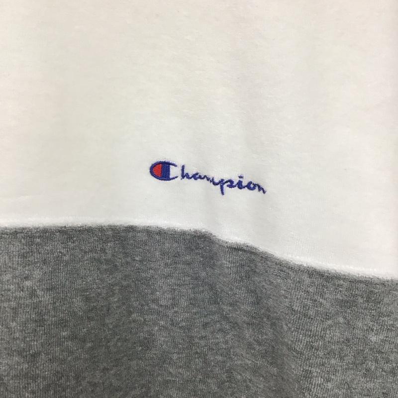 チャンピオン Champion Tシャツ 半袖 c8-p395 半袖カットソー クルーネックカットソー S ロゴ、文字 白 / ホワイト /  メンズ USED 古着 中古 10138726