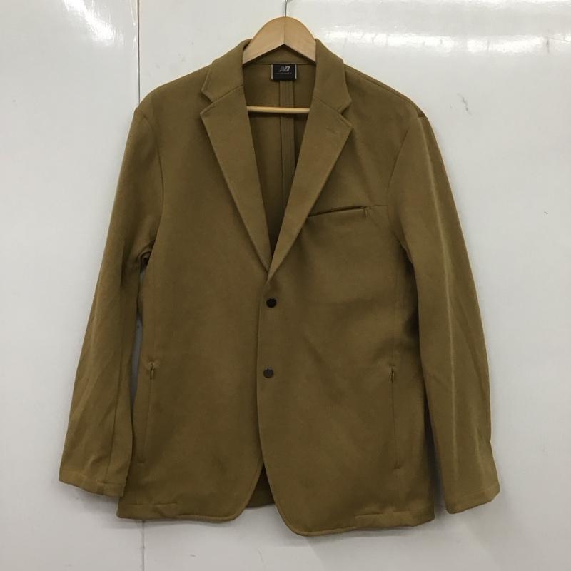 ニューバランス New Balance ジャケット、上着 ジャケット、ブレザー amj45027 MET24SingleJacketカルゼジャージ カジュアルジャケット M 無地 ベージュ / ベージュ /  メンズ USED 古着 中古 10138737