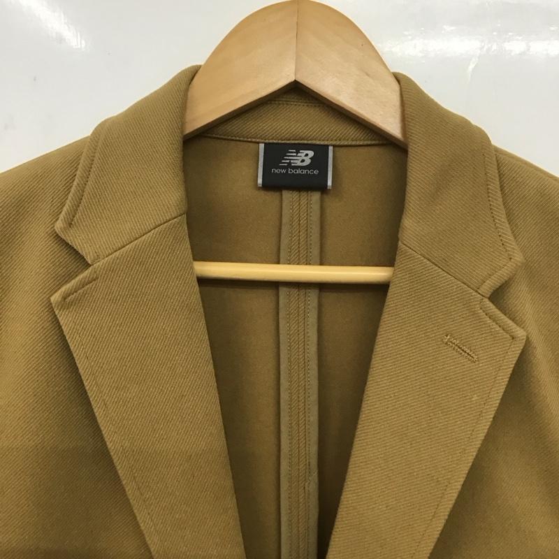 ニューバランス New Balance ジャケット、上着 ジャケット、ブレザー amj45027 MET24SingleJacketカルゼジャージ カジュアルジャケット M 無地 ベージュ / ベージュ /  メンズ USED 古着 中古 10138737