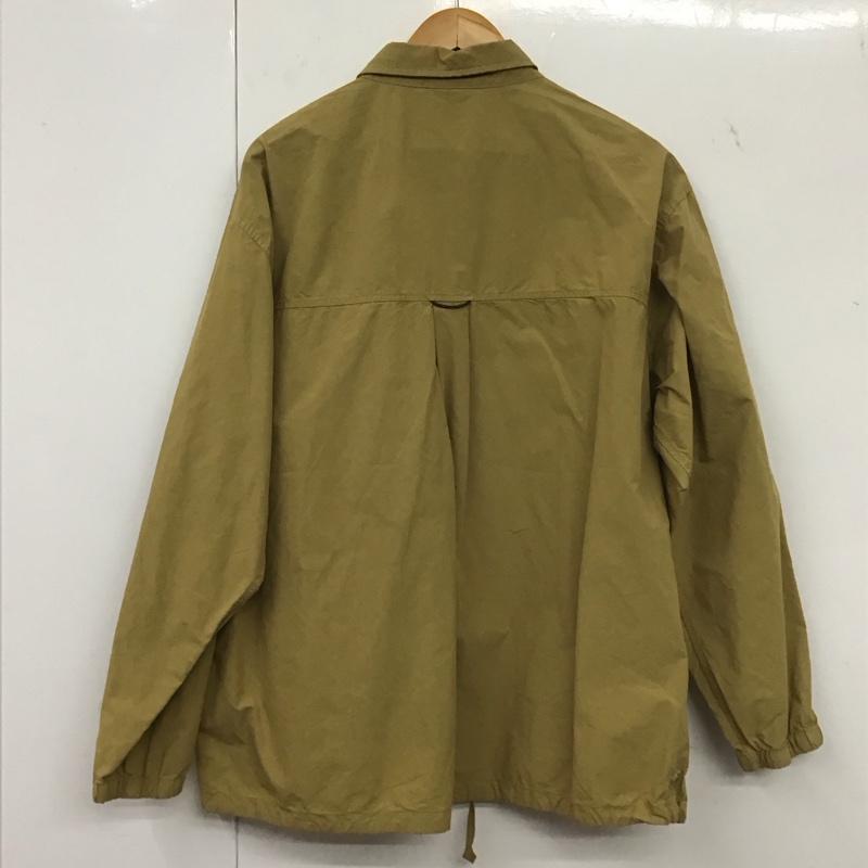 ニューバランス New Balance シャツ、ブラウス 長袖 amj45004 MET24SpringShirtJacket 長袖シャツ M 無地 ベージュ / ベージュ /  メンズ USED 古着 中古 10138741