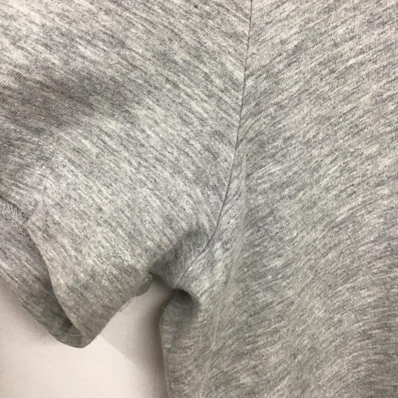 ラコステ LACOSTE Tシャツ 半袖 半袖カットソー プリントTシャツ Vネックカットソー 6 ロゴ、文字 灰 / グレー /  メンズ USED 古着 中古 10138749