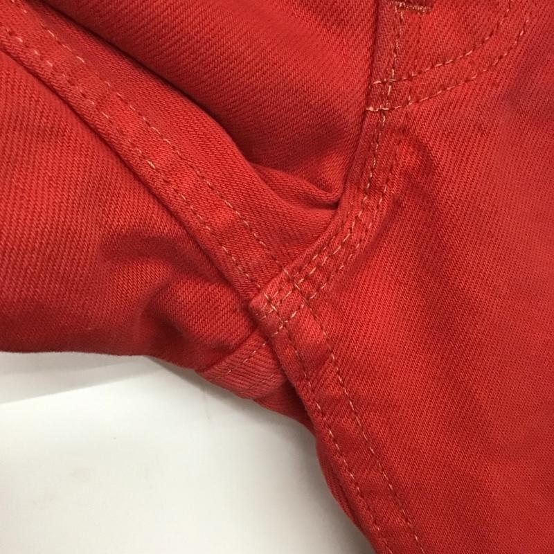 リーバイス Levi s パンツ デニム、ジーンズ デニムパンツ ワイドパンツ カジュアルパンツ 無地 赤 / レッド /  メンズ USED 古着 中古 10138754