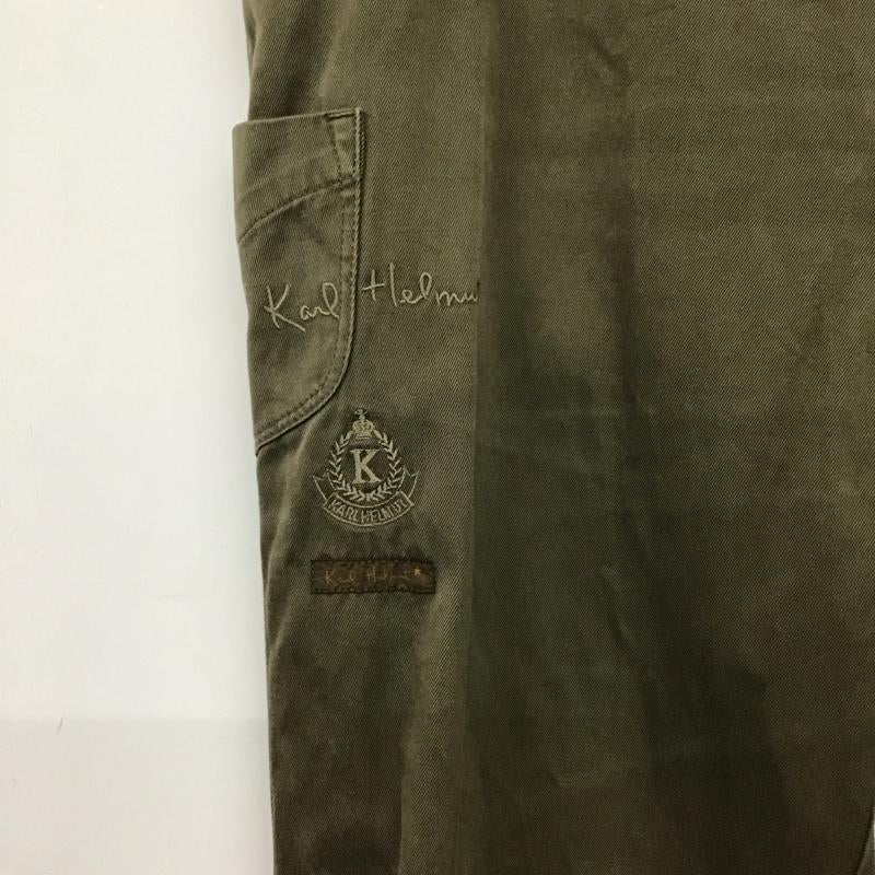 カールヘルム KARLHELMUT パンツ ワークパンツ、ペインターパンツ ワークパンツ ワイドパンツ カジュアルパンツ ミリタリーパンツ XL ロゴ、文字 カーキ / カーキ /  メンズ USED 古着 中古 10138757