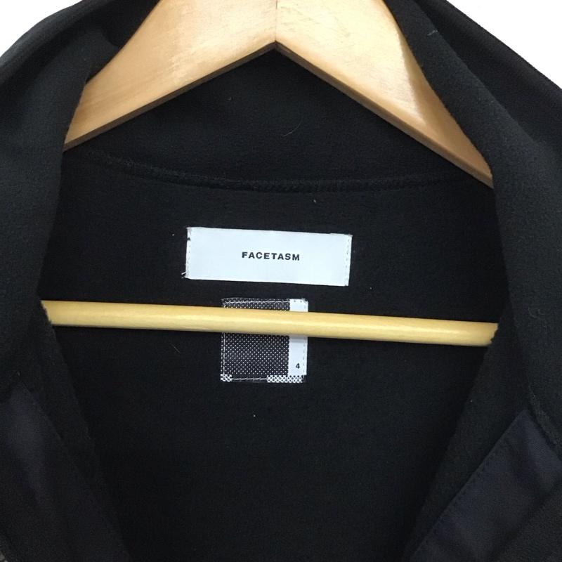 ファセッタズム FACETASM ジャケット、上着 ジャケット、ブレザー t0f-jk-m09 HIGHLOWFLEECEZIPPERJACKET ロングジャケット アウター 4 無地 黒 / ブラック /  メンズ USED 古着 中古 10138771