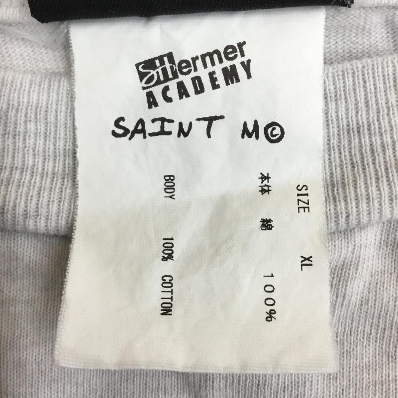セントマイケル SAINT MICHAEL Tシャツ 半袖 SA SS TEE ST M6 ACDMY XL プリント 灰 / グレー /  メンズ USED 古着 中古 10138859