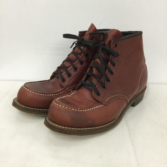 レッドウィング RED WING ブーツ ショートブーツ 8282 100周年記念モデル BECKMAN 7.5D ロゴ、文字 茶 / ブラウン /  メンズ USED 古着 中古 10138866