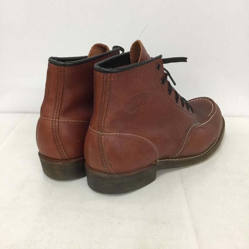 レッドウィング RED WING ブーツ ショートブーツ 8282 100周年記念モデル BECKMAN 7.5D ロゴ、文字 茶 / ブラウン /  メンズ USED 古着 中古 10138866