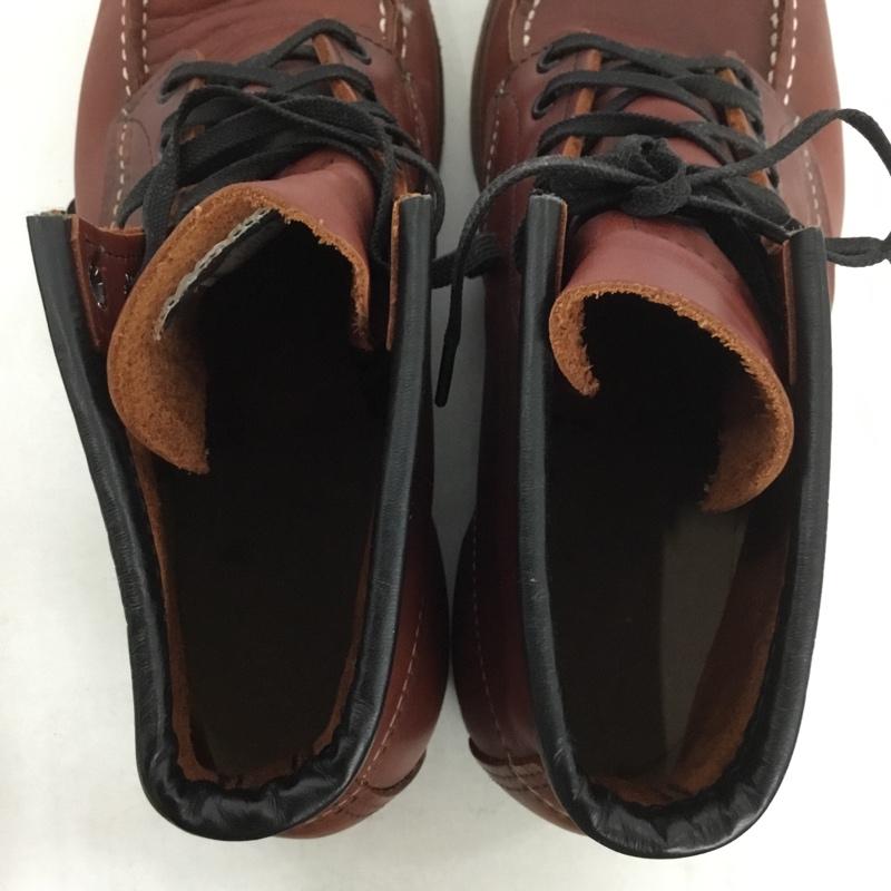 レッドウィング RED WING ブーツ ショートブーツ 8282 100周年記念モデル BECKMAN 7.5D ロゴ、文字 茶 / ブラウン /  メンズ USED 古着 中古 10138866