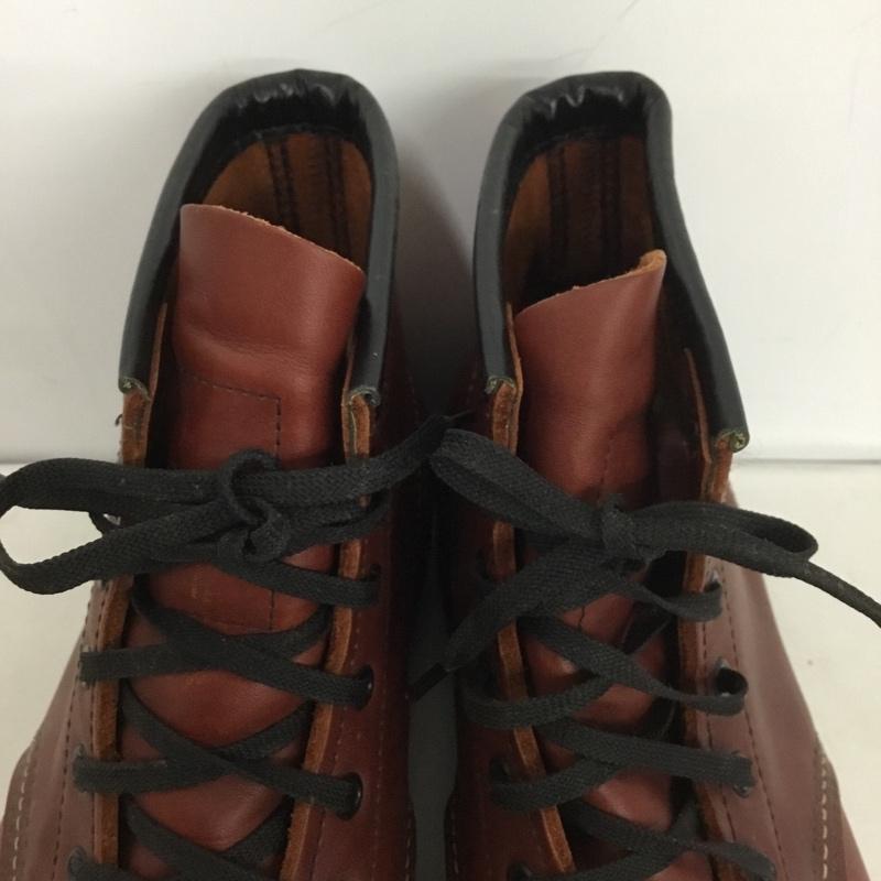 レッドウィング RED WING ブーツ ショートブーツ 8282 100周年記念モデル BECKMAN 7.5D ロゴ、文字 茶 / ブラウン /  メンズ USED 古着 中古 10138866