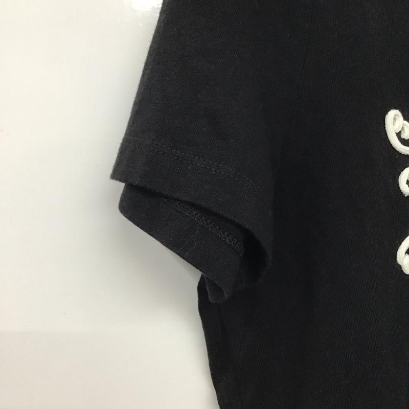 ザラ ZARA Tシャツ 半袖 0085 802 800 クルーネック ディズニー ミッキーマウス M キャラクター 黒 / ブラック /  レディース USED 古着 中古 10138871