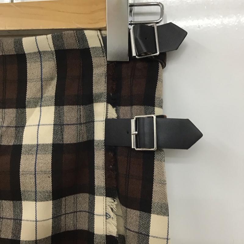 サニーレーベル Sonny Label スカート ロングスカート 25T706 巻きスカート風 38 チェック マルチカラー / マルチカラー /  レディース USED 古着 中古 10138906