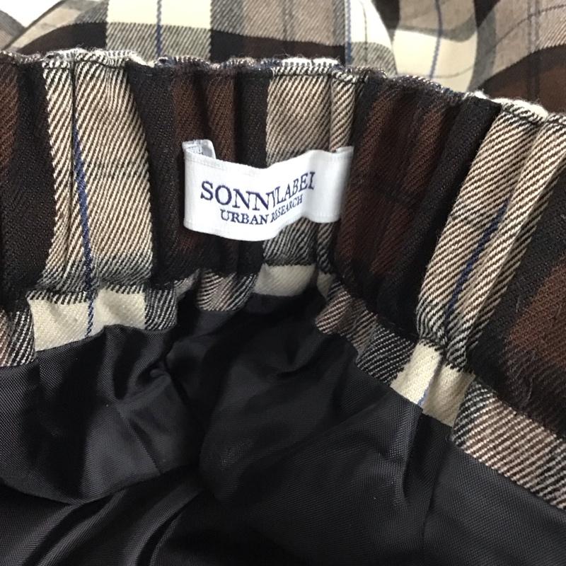 サニーレーベル Sonny Label スカート ロングスカート 25T706 巻きスカート風 38 チェック マルチカラー / マルチカラー /  レディース USED 古着 中古 10138906