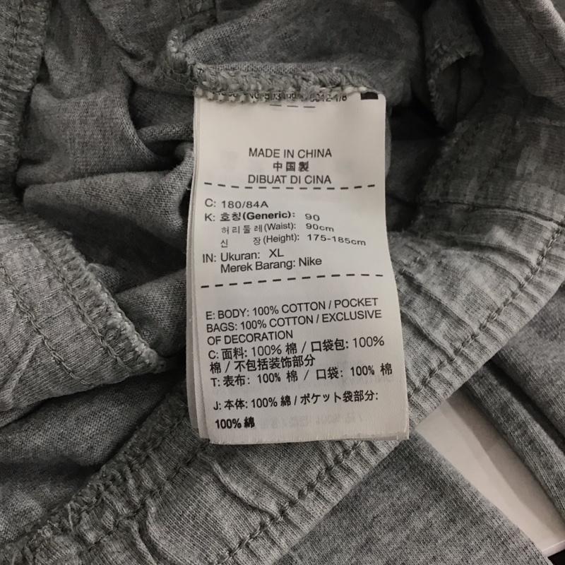 ナイキ NIKE パンツ ワークパンツ、ペインターパンツ 804462-063 スポーツウェア ワイドパンツ XL 無地 灰 / グレー /  メンズ USED 古着 中古 10138930