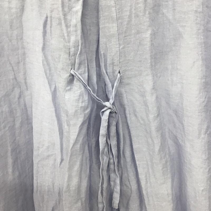 フリークスストア FREAK S STORE シャツ、ブラウス 長袖 202-3040 バンドカラー シアーシャツ FREE 無地 青 / ブルー /  レディース USED 古着 中古 10138940
