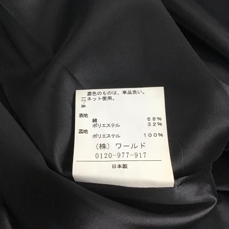 アンタイトル UNTITLED スカート ひざ丈スカート AC153-72301JJ マーメイドスカート 1 無地 黒 / ブラック /  レディース USED 古着 中古 10138951