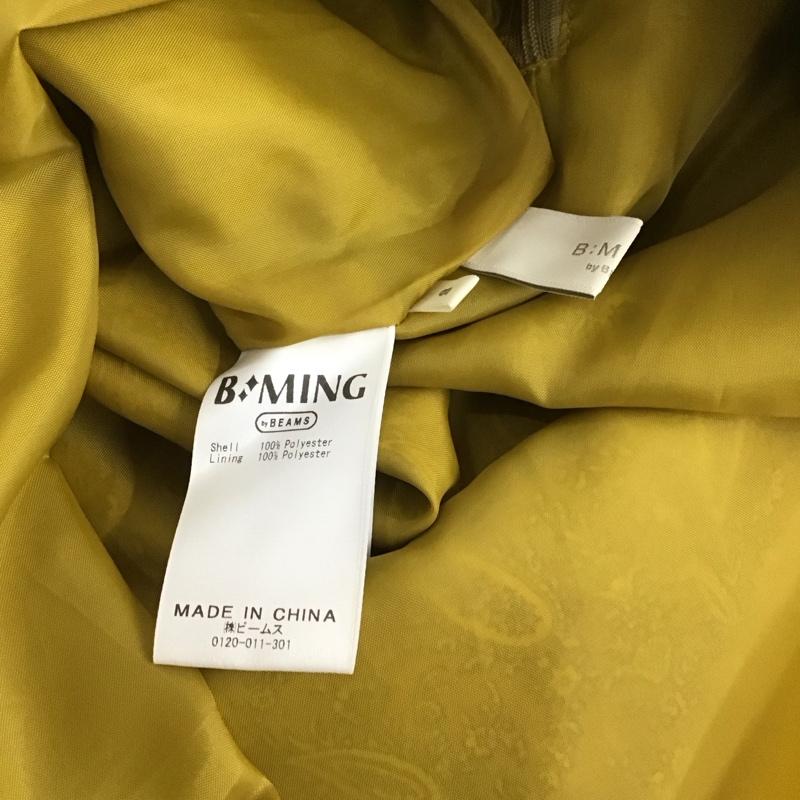 ビーミング バイ ビームス B:MING by BEAMS スカート ロングスカート 93-27-0159-644 サテン ペイズリースカート S ペイズリー マスタード / マスタード /  レディース USED 古着 中古 10138956