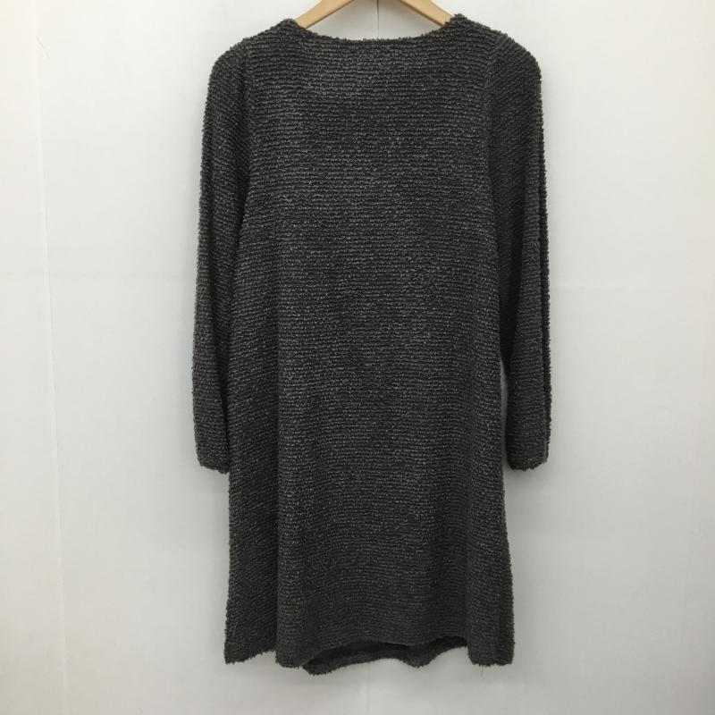 バーニーズ ニューヨーク BARNEYS NEWYORK ワンピース ひざ丈スカート M 無地 茶 / ブラウン /  レディース USED 古着 中古 10138999