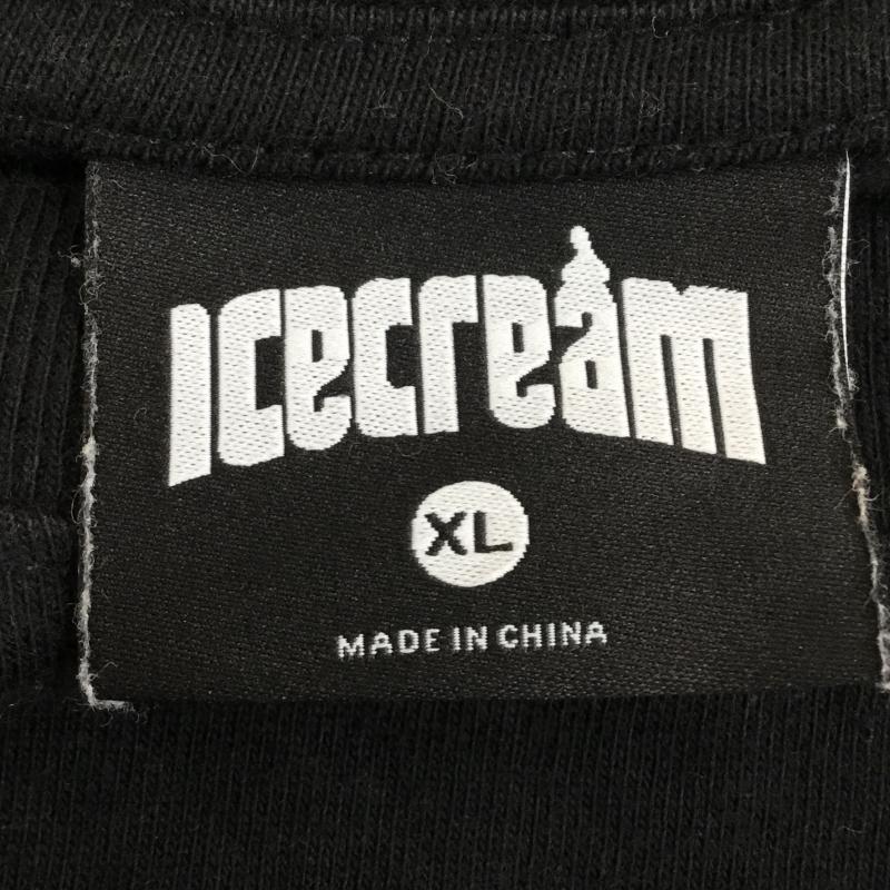 アイスクリーム ICECREAM Tシャツ 半袖 XL プリント 黒 / ブラック /  メンズ USED 古着 中古 10139000