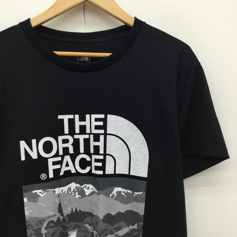ザノースフェイス THE NORTH FACE Tシャツ 半袖 NT31900Y XL ロゴ、文字 黒 / ブラック /  メンズ USED 古着 中古 10139085