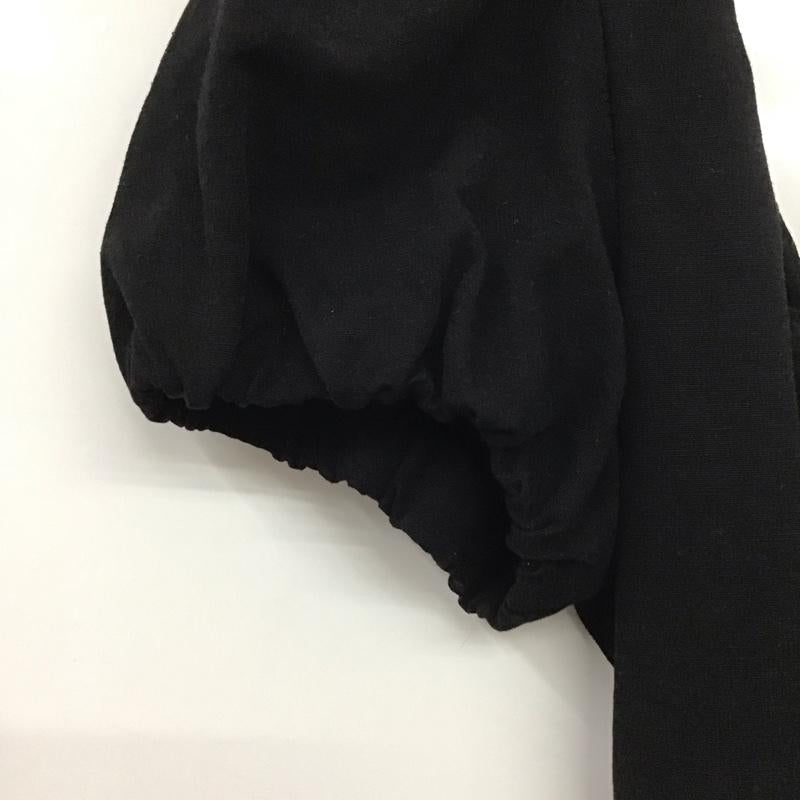 ザラ ZARA ワンピース ミニスカート 7385 096 800 パフスリーブ スクエアネック XS 無地 黒 / ブラック /  レディース USED 古着 中古 10139112