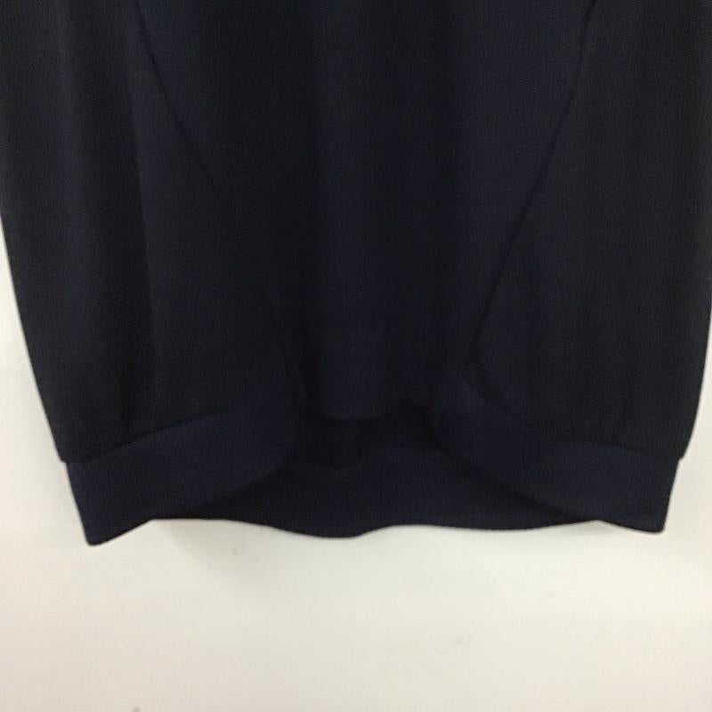 ザラ ZARA ワンピース ひざ丈スカート 7642 023 401 半袖 S 無地 紺 / ネイビー /  レディース USED 古着 中古 10139152