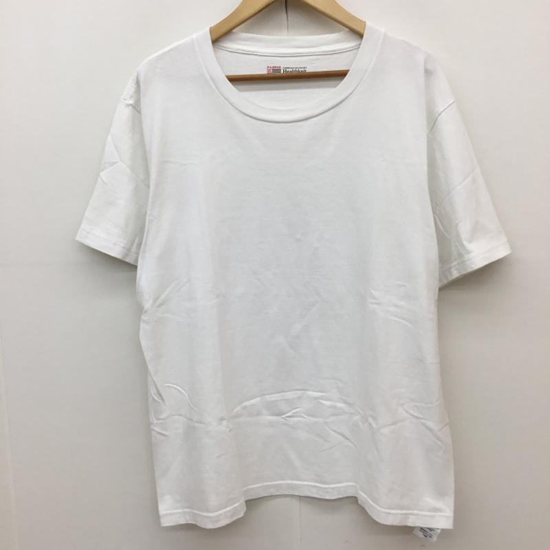 ヘルスニット Healthknit Tシャツ 半袖 XL 無地 白 / ホワイト /  メンズ USED 古着 中古 10139191