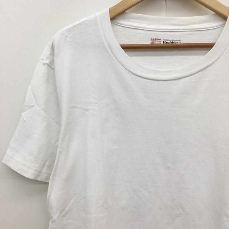 ヘルスニット Healthknit Tシャツ 半袖 XL 無地 白 / ホワイト /  メンズ USED 古着 中古 10139191