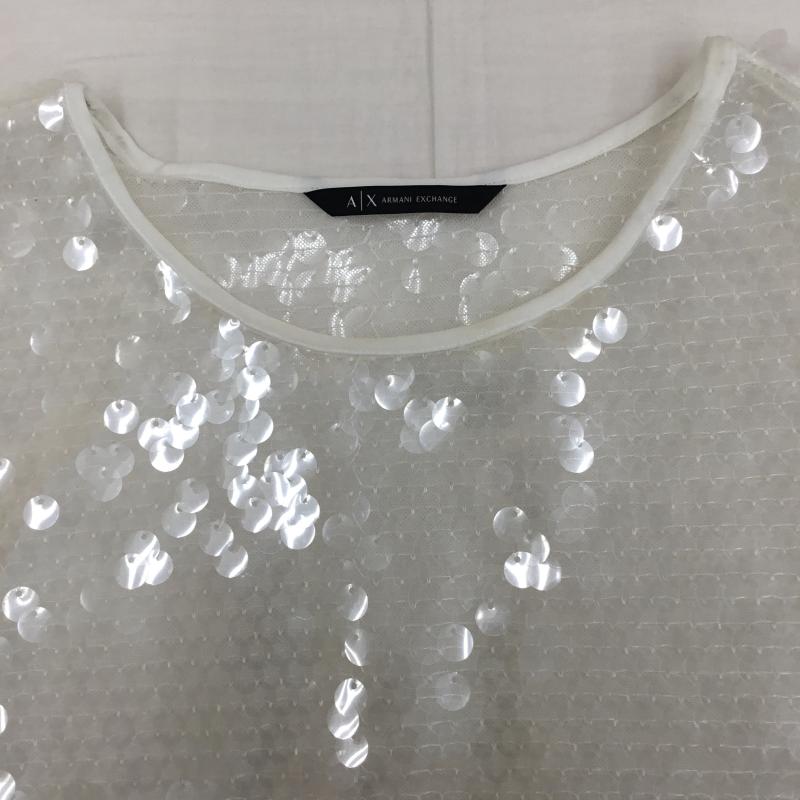 アルマーニエクスチェンジ ARMANI EXCHANGE カットソー 半袖 XS  白 / ホワイト /  レディース USED 古着 中古 10139198
