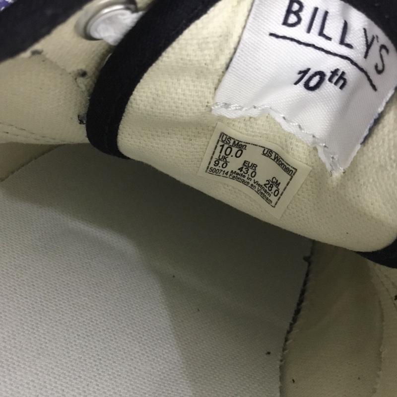 バンズ VANS スニーカー スニーカー VN000CRTBX9 AUTHENTIC BILLYS 別注 10th 28cm 箱有 28.0cm プリント 紺 / ネイビー / X 白 / ホワイト /  メンズ USED 古着 中古 10139214