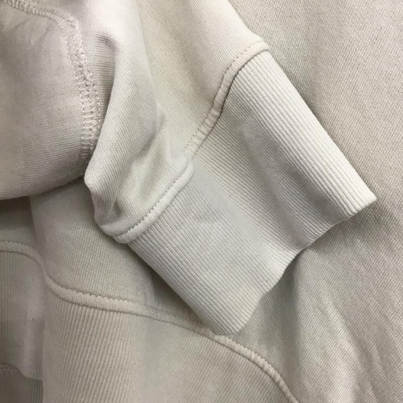 ザラ ZARA トレーナー 長袖 2335 156 711 ポロ スウェット エルボーパッチ L 無地 ベージュ / ベージュ /  レディース USED 古着 中古 10139239