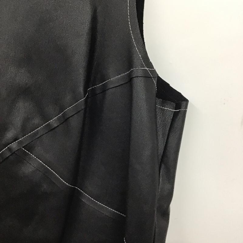 ザラ ZARA ベスト ベスト XS 無地 黒 / ブラック /  レディース USED 古着 中古 10139253