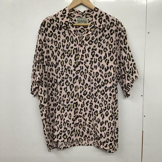ギルティーパーティーズ GUILTYPARTIES シャツ、ブラウス 半袖 22sse-wms-hi02 アロハシャツ 半袖シャツ L 総柄 桃 / ピンク /  メンズ USED 古着 中古 10139273